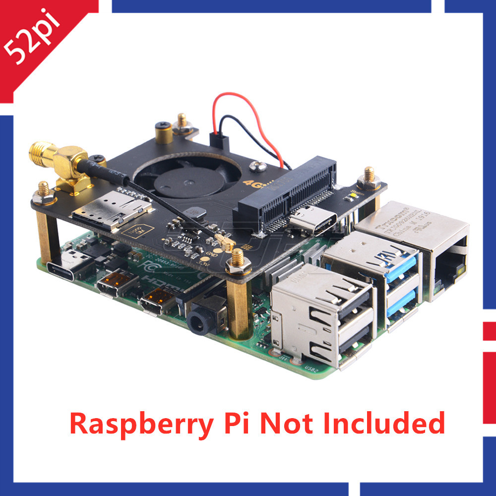 Deskpi Super6C - 52Pi Raspberry Pi 3G 4G Hoed